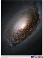 Poster 18"x24" - Hubble Images - Nucleus of Black Eye Galaxy M64