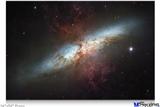 Poster 36"x24" - Hubble Images - Starburst Galaxy