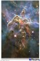 Poster 24"x36" - Hubble Images - Mystic Mountain Nebulae