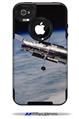 Hubble Images - Hubble Orbiting Earth - Decal Style Vinyl Skin fits Otterbox Commuter iPhone4/4s Case (CASE SOLD SEPARATELY)