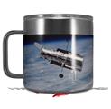 Skin Decal Wrap for Yeti Coffee Mug 14oz Hubble Images - Hubble Orbiting Earth - 14 oz CUP NOT INCLUDED by WraptorSkinz