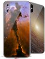 2 Decal style Skin Wraps set for Apple iPhone X and XS Hubble Images - Stellar Spire in the Eagle Nebula