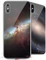 2 Decal style Skin Wraps set for Apple iPhone X and XS Hubble Images - Starburst Galaxy