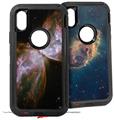 2x Decal style Skin Wrap Set compatible with Otterbox Defender iPhone X and Xs Case - Hubble Images - Butterfly Nebula (CASE NOT INCLUDED)