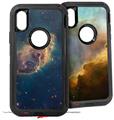 2x Decal style Skin Wrap Set compatible with Otterbox Defender iPhone X and Xs Case - Hubble Images - Carina Nebula Pillar (CASE NOT INCLUDED)