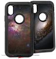 2x Decal style Skin Wrap Set compatible with Otterbox Defender iPhone X and Xs Case - Hubble Images - Hubble S Sharpest View Of The Orion Nebula (CASE NOT INCLUDED)