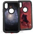 2x Decal style Skin Wrap Set compatible with Otterbox Defender iPhone X and Xs Case - Hubble Images - Spiral Galaxy Ngc 1309 (CASE NOT INCLUDED)