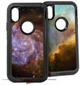 2x Decal style Skin Wrap Set compatible with Otterbox Defender iPhone X and Xs Case - Hubble Images - Spitzer Hubble Chandra (CASE NOT INCLUDED)