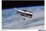 Poster 36"x24" - Hubble Images - Hubble Orbiting Earth