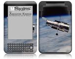 Hubble Images - Hubble Orbiting Earth - Decal Style Skin fits Amazon Kindle 3 Keyboard (with 6 inch display)