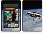 Amazon Kindle Fire (Original) Decal Style Skin - Hubble Images - Hubble Orbiting Earth