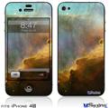 iPhone 4S Decal Style Vinyl Skin - Hubble Images - Gases in the Omega-Swan Nebula