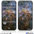 iPhone 4S Decal Style Vinyl Skin - Hubble Images - Mystic Mountain Nebulae