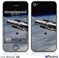 iPhone 4S Decal Style Vinyl Skin - Hubble Images - Hubble Orbiting Earth