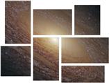 Hubble Images - Spiral Galaxy Ngc 2841 - 7 Piece Fabric Peel and Stick Wall Skin Art (50x38 inches)